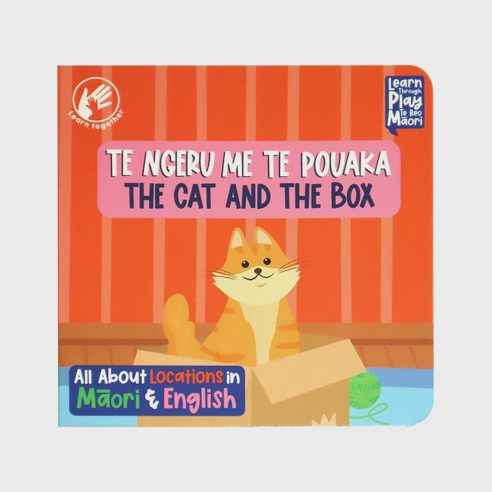 Te Reo Board Book - Locations Te Ngeru Me Te Pouaka