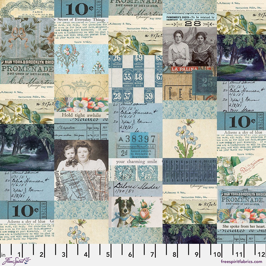 Blue Palette Collage