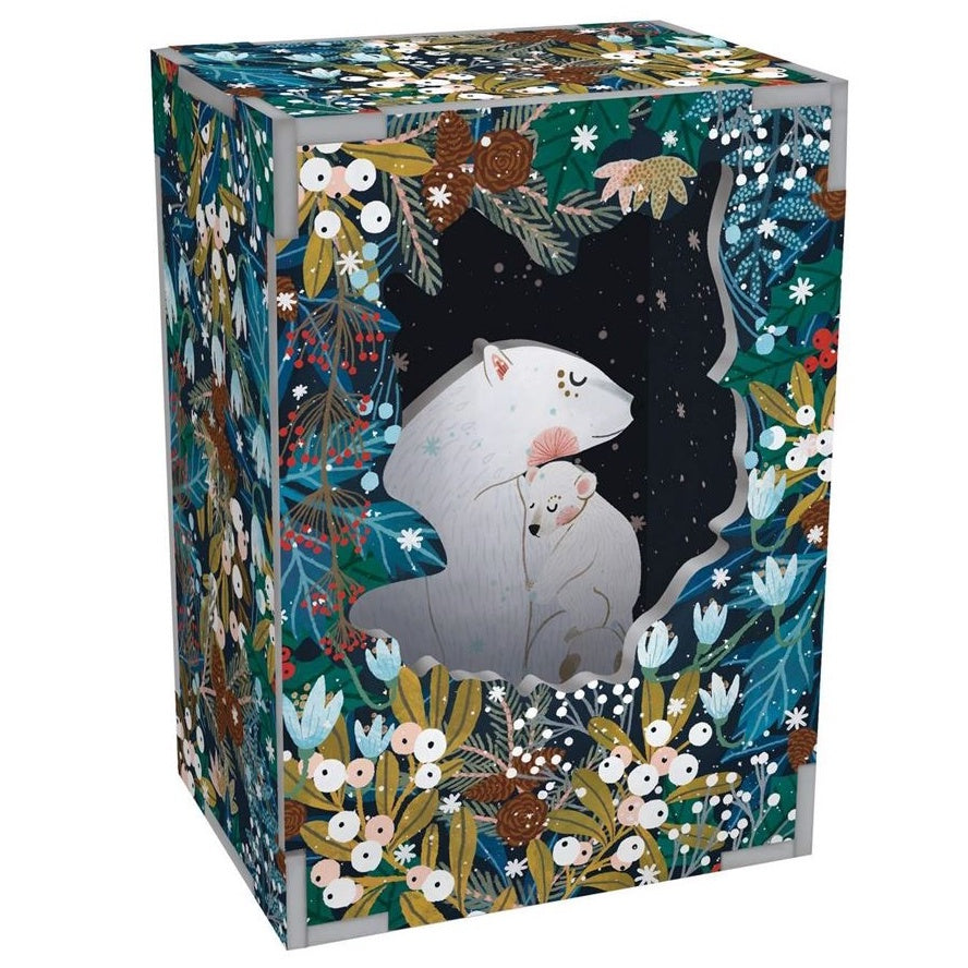 Polar Bear - Christmas Pop & Slot Diorama