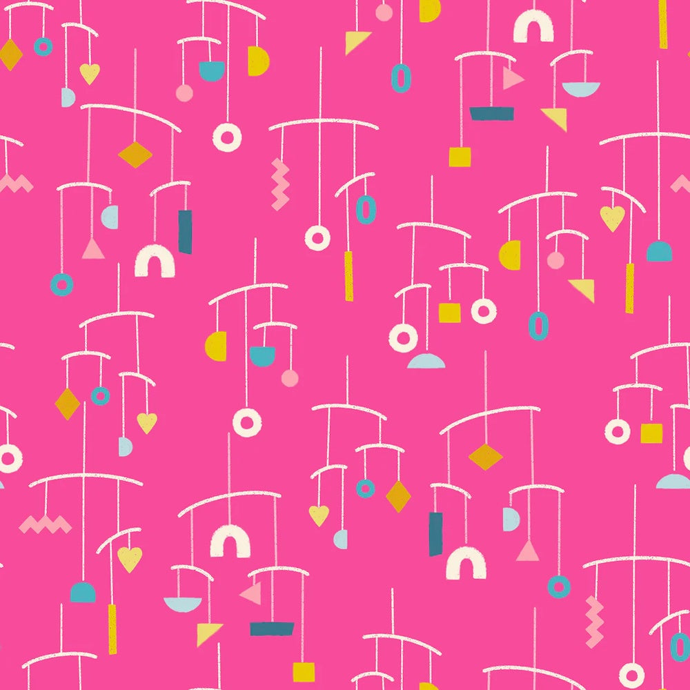 Pivot Mobiles in Bright Pink