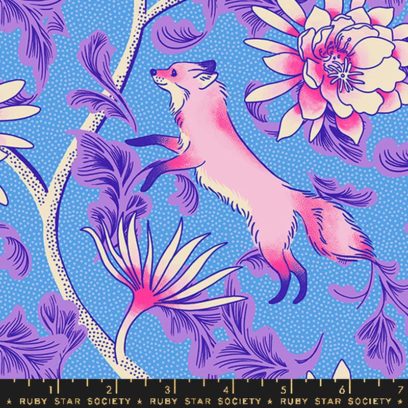 Glow Garden Fox Bloom in Lindley Blue