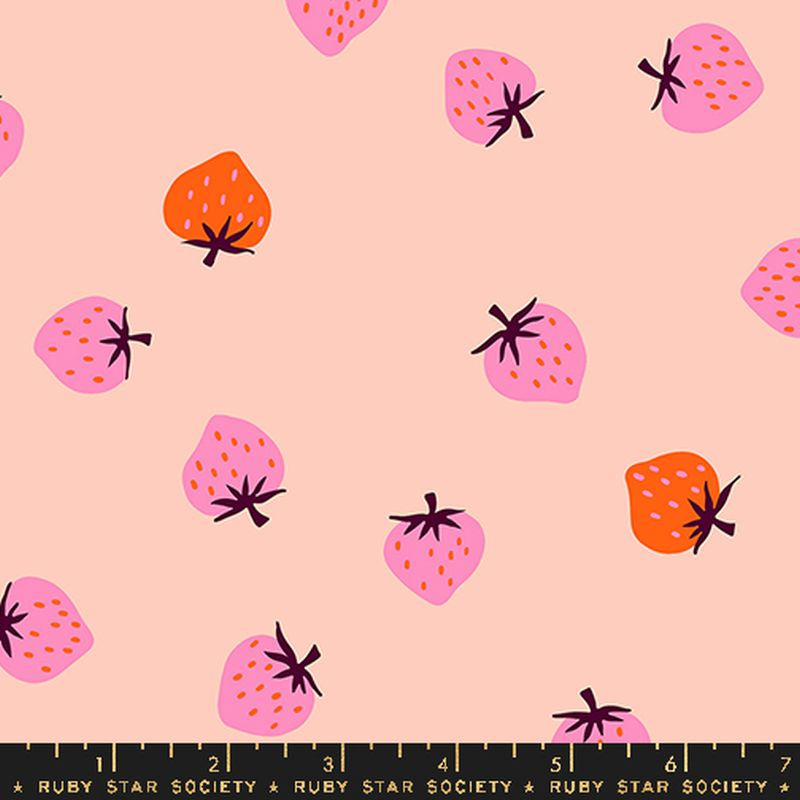 Strawberry Toss in Pale Peach