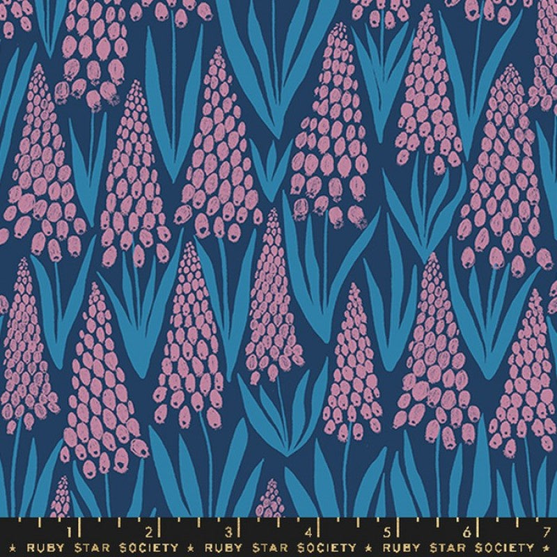Endpaper Muscari in Bluebell