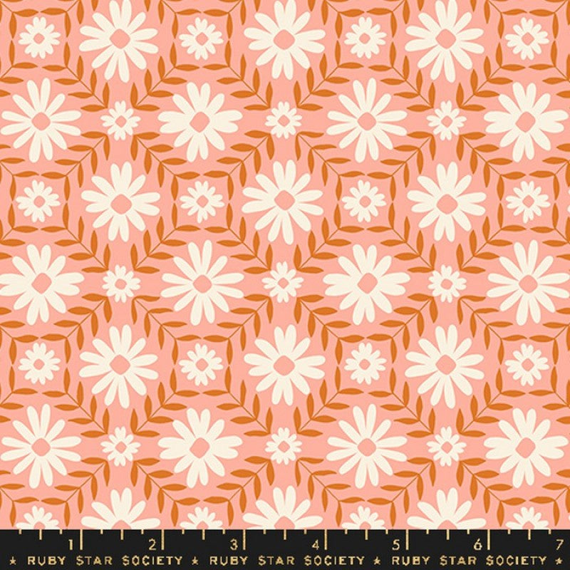 Endpaper Floral in Bashful