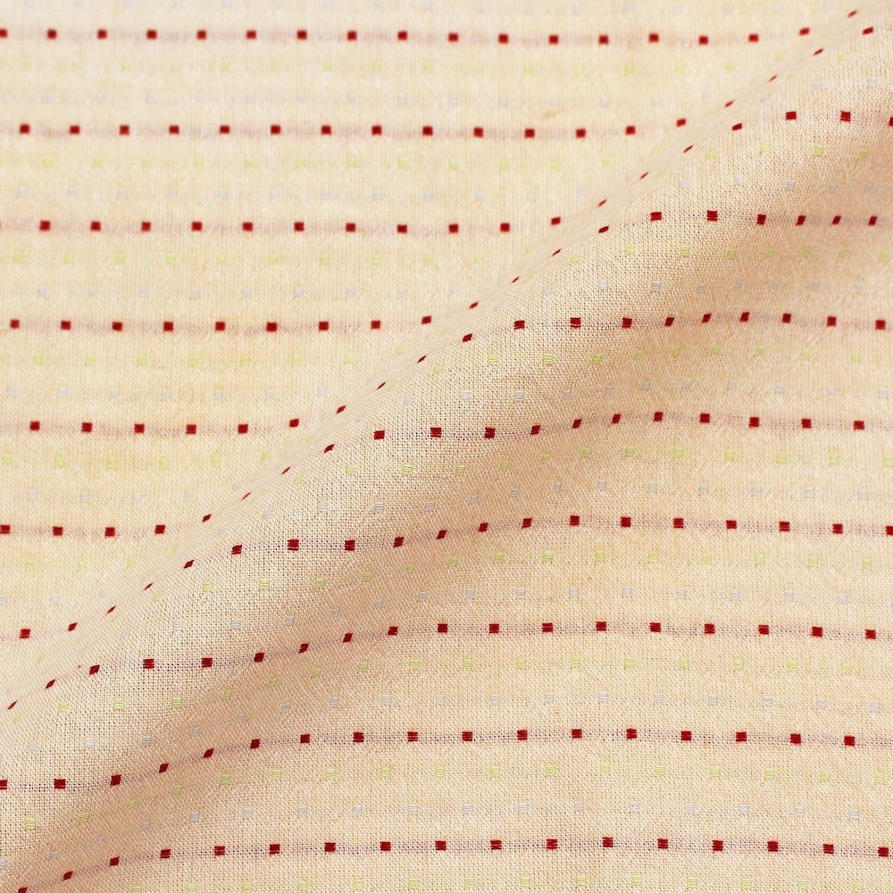 Japanese Yarn Dyed Royal Check Cream