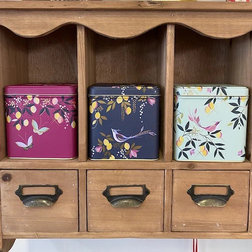 Sara Miller Orchard Caddy Tin