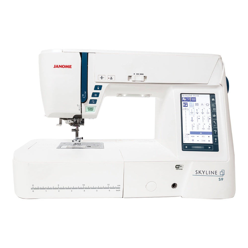 Janome Skyline S9 Sewing, Quilting and Embroidery Machine