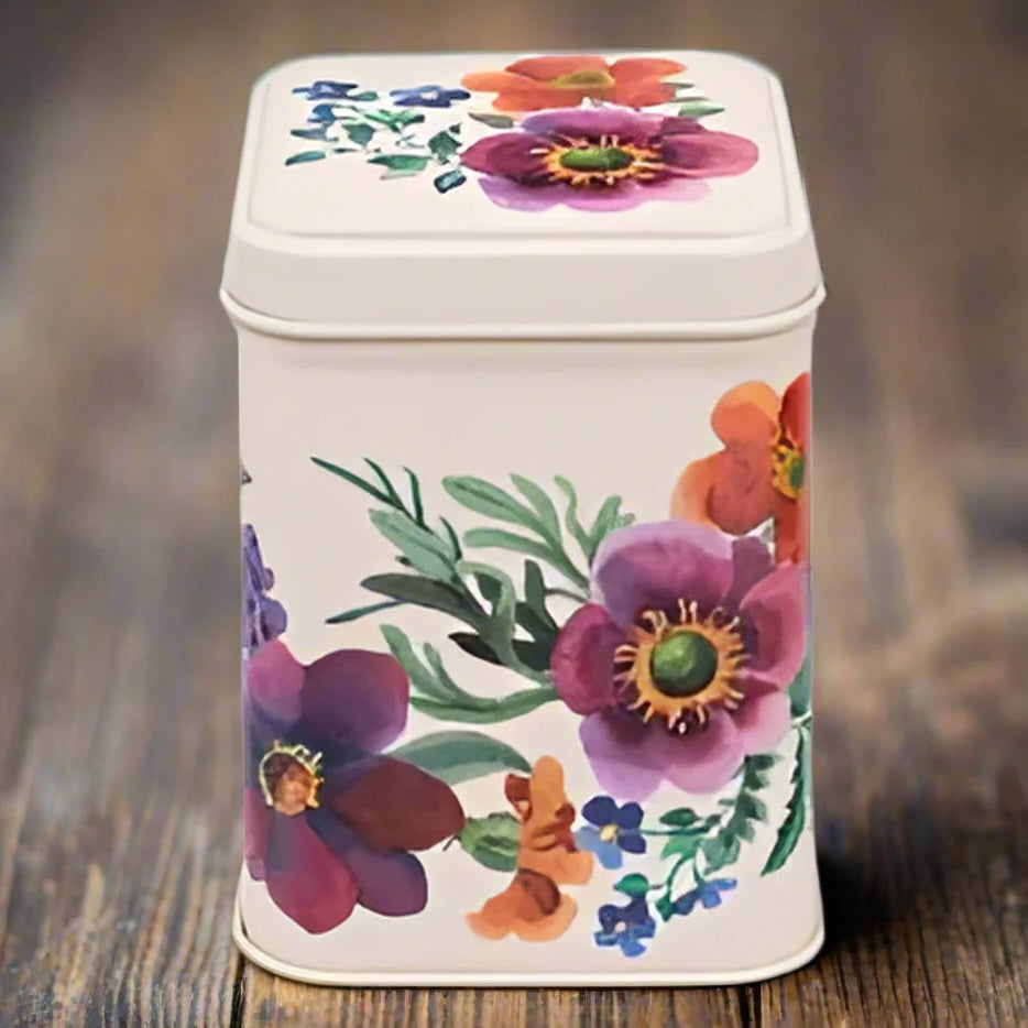 Garden Flowers 100gm Tea Caddy Tin - Emma Bridgewater