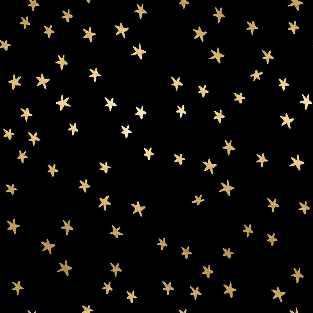 Starry Black and Gold