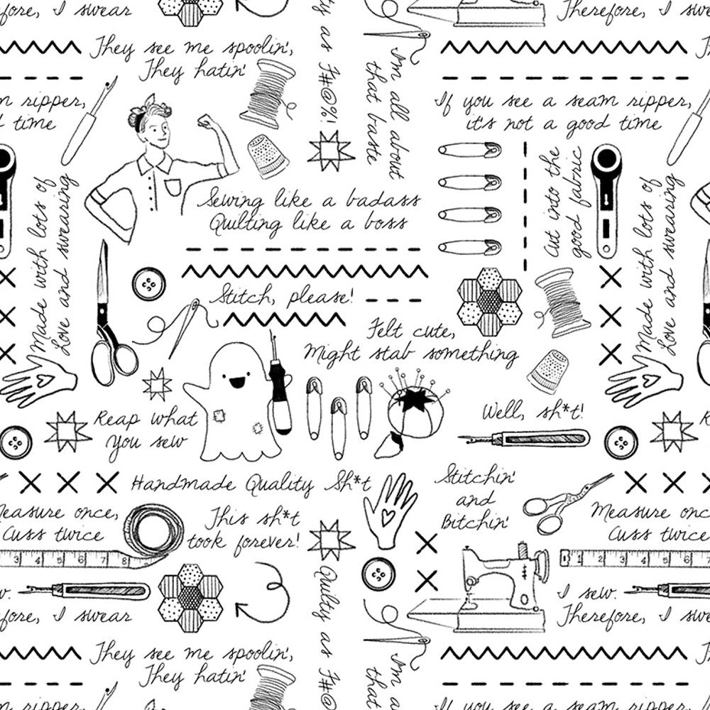 Quiet Riot Sweary Stitching