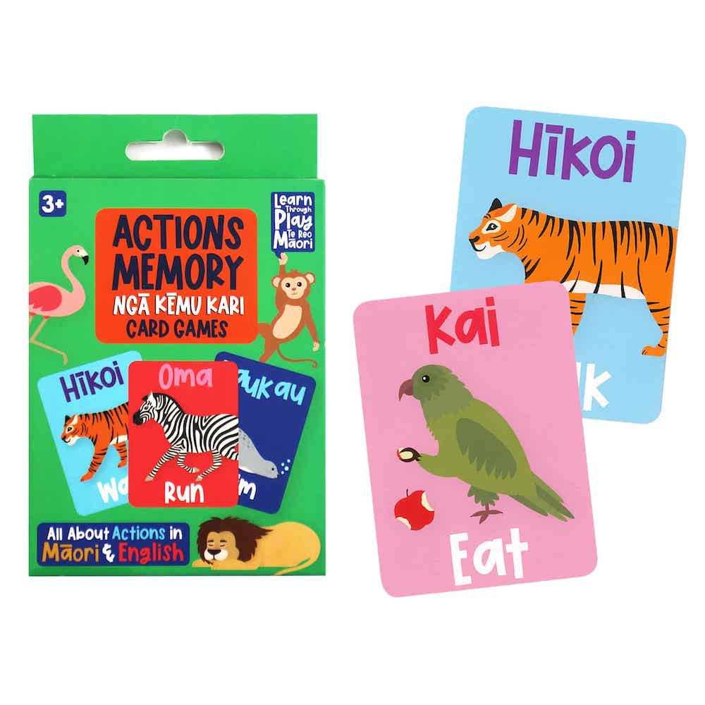 Te Reo Actions Memory Card Game