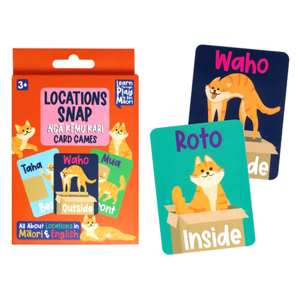 Te Reo Locations Snap Card Game