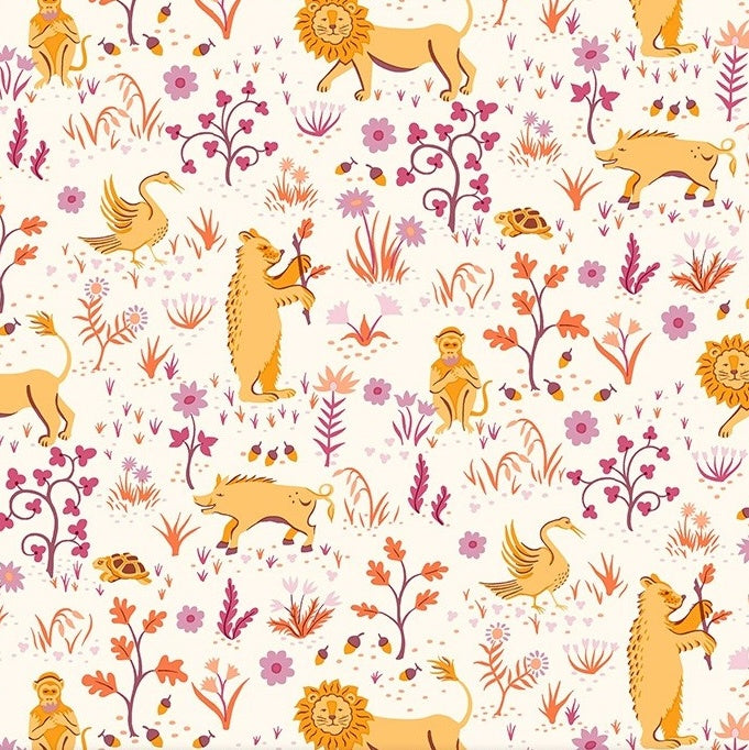 Liberty Tree of Life Tudor Fauna in Berry Botanicals