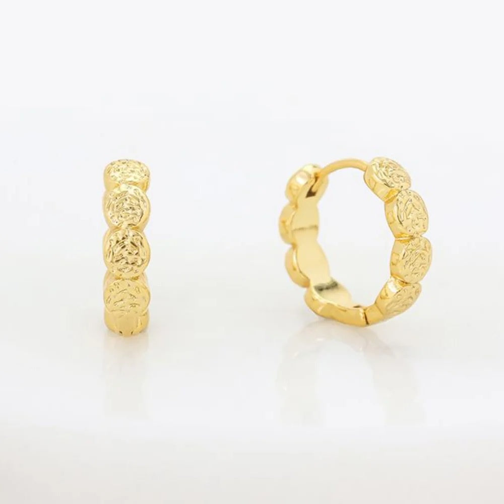 Joise Hoops in Gold