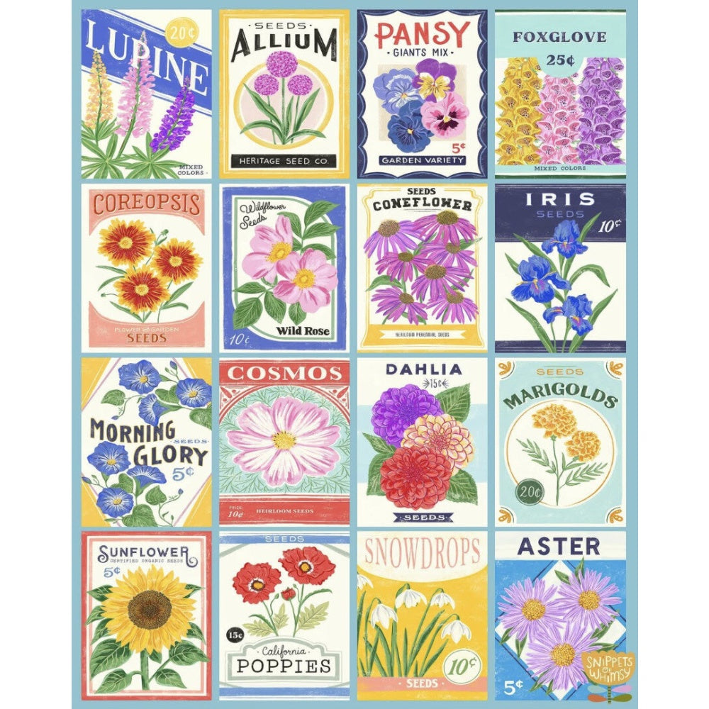 Werkshoppe Seed Packets 500 pc Puzzle