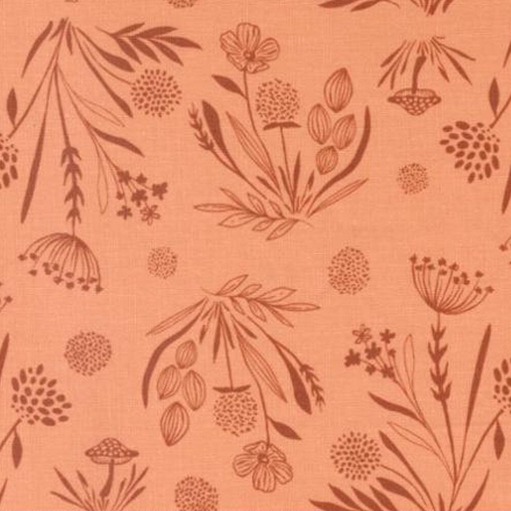 Woodland & Wildflowers Foraged Floral in Coral