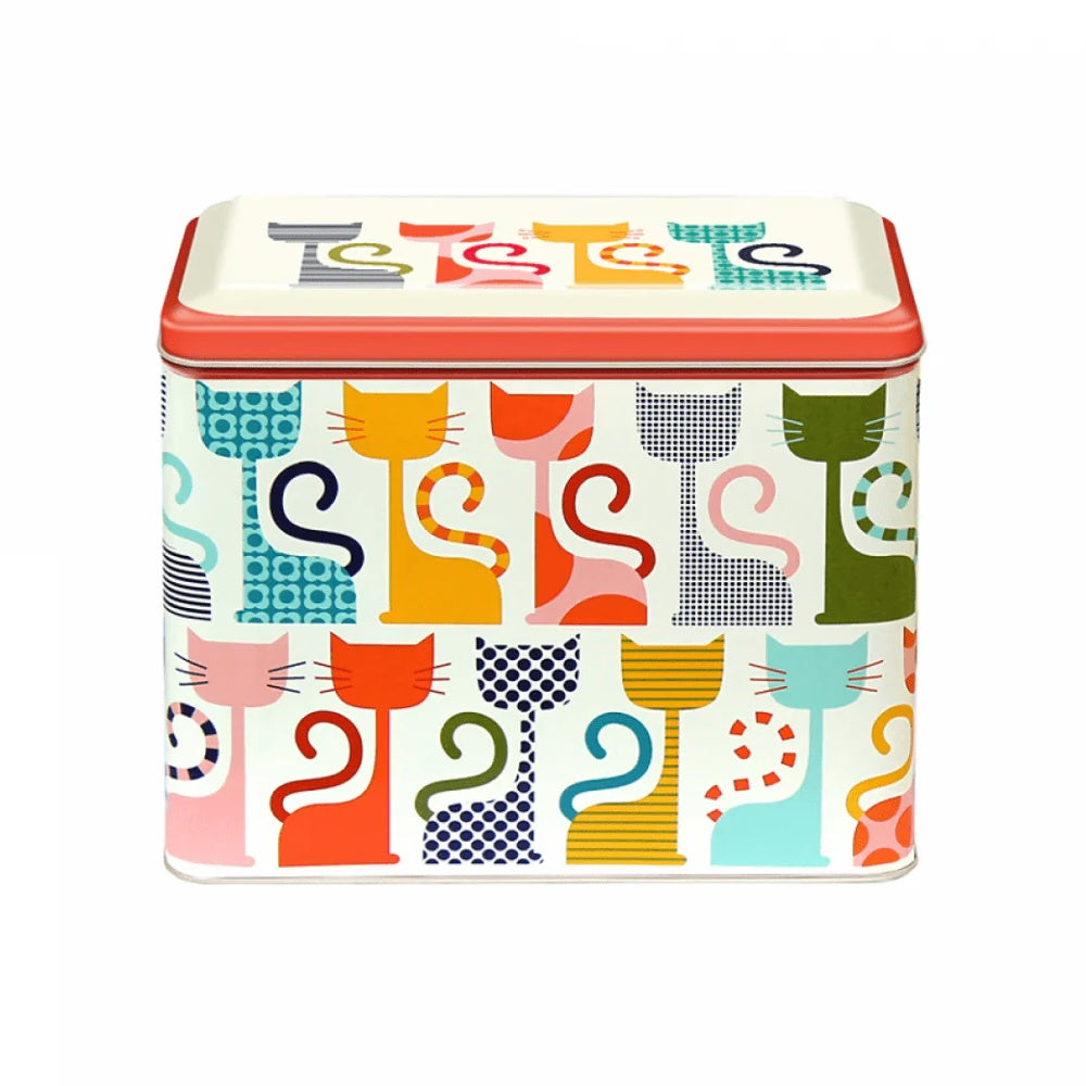 Kate Rhees Cats Hinged Rectangle Tin