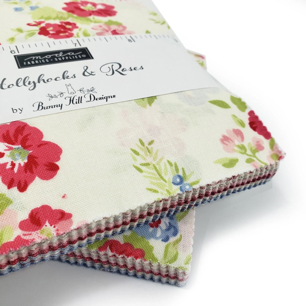 Hollyhocks & Roses Charm Pack