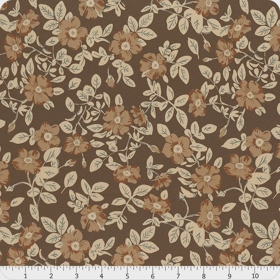 Charmwood Floral in Cocoa
