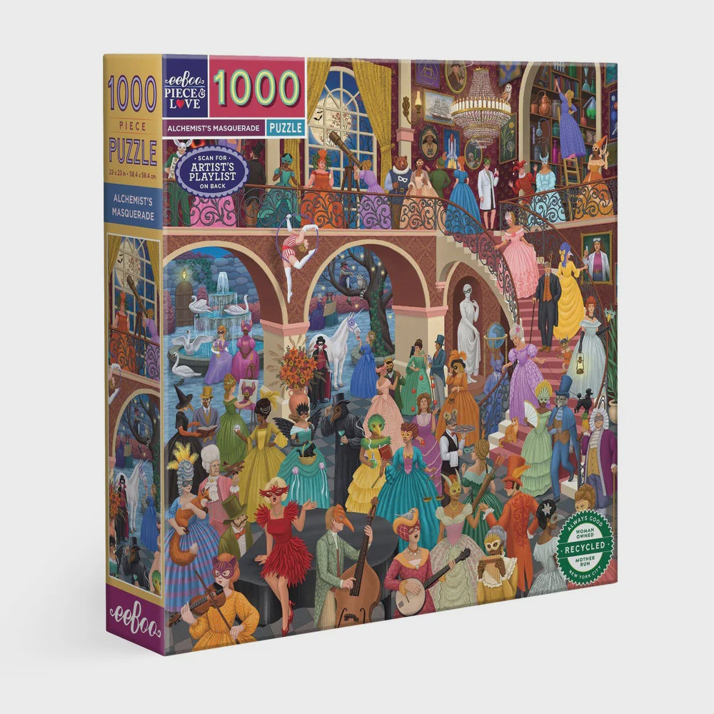 Eeboo Alchemist's Masquerade Square 1000pc Puzzle