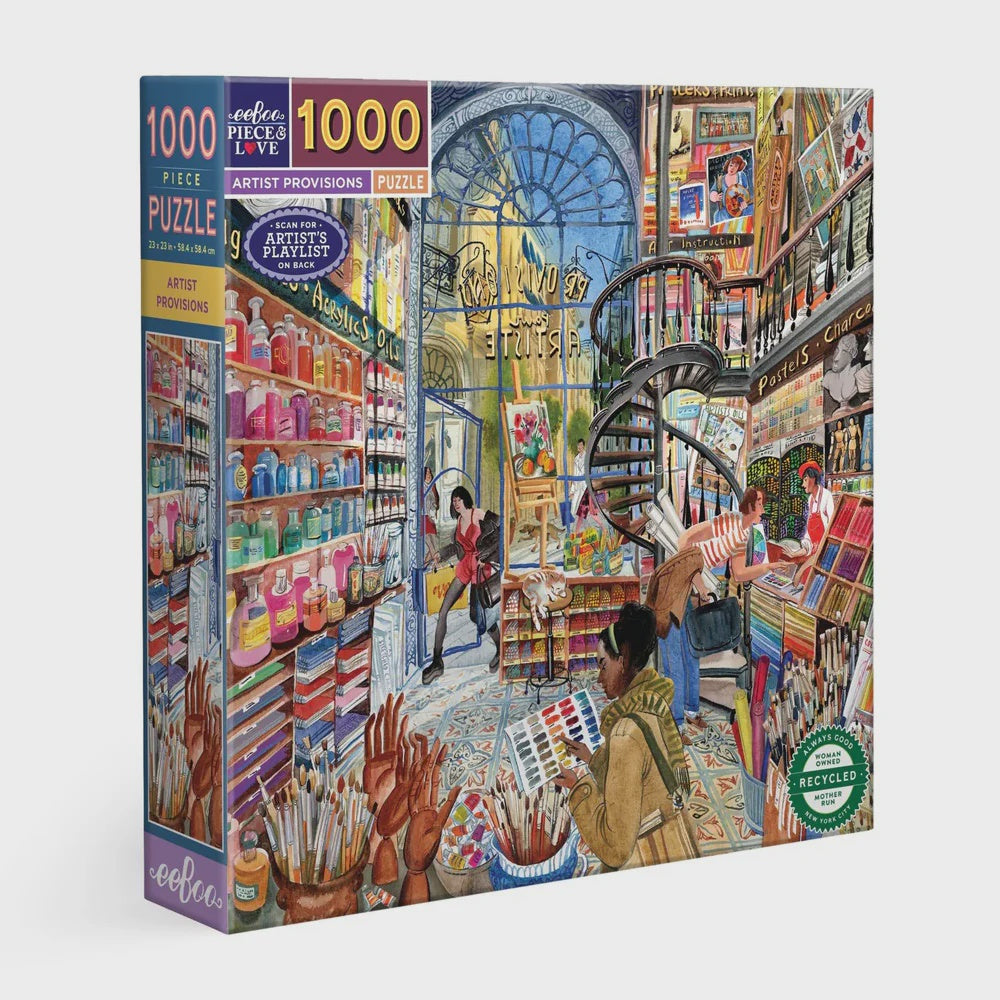 Eeboo Artist Provisions 1000pc Puzzle