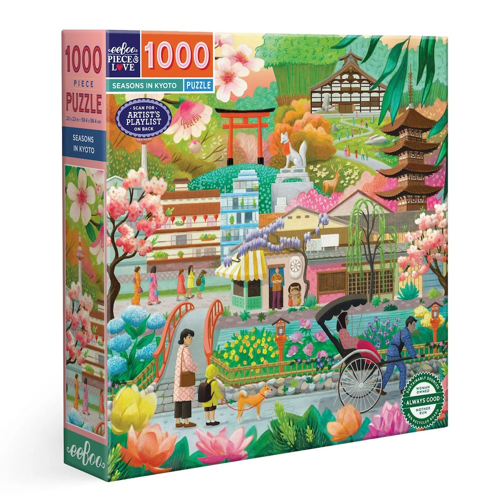 Eeboo Seasons in Kyoto 1000pc Puzzle
