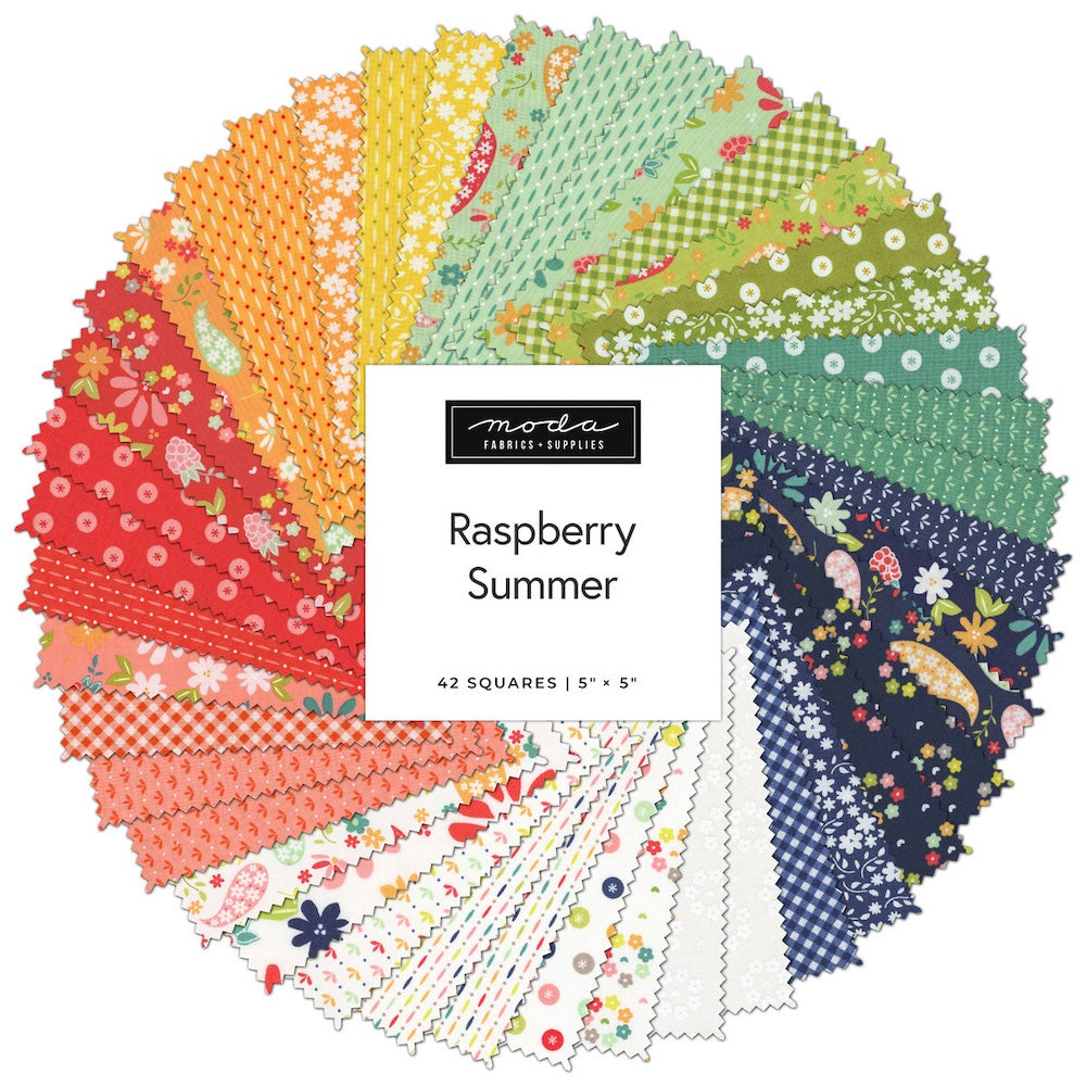 Raspberry Summer Charm Pack