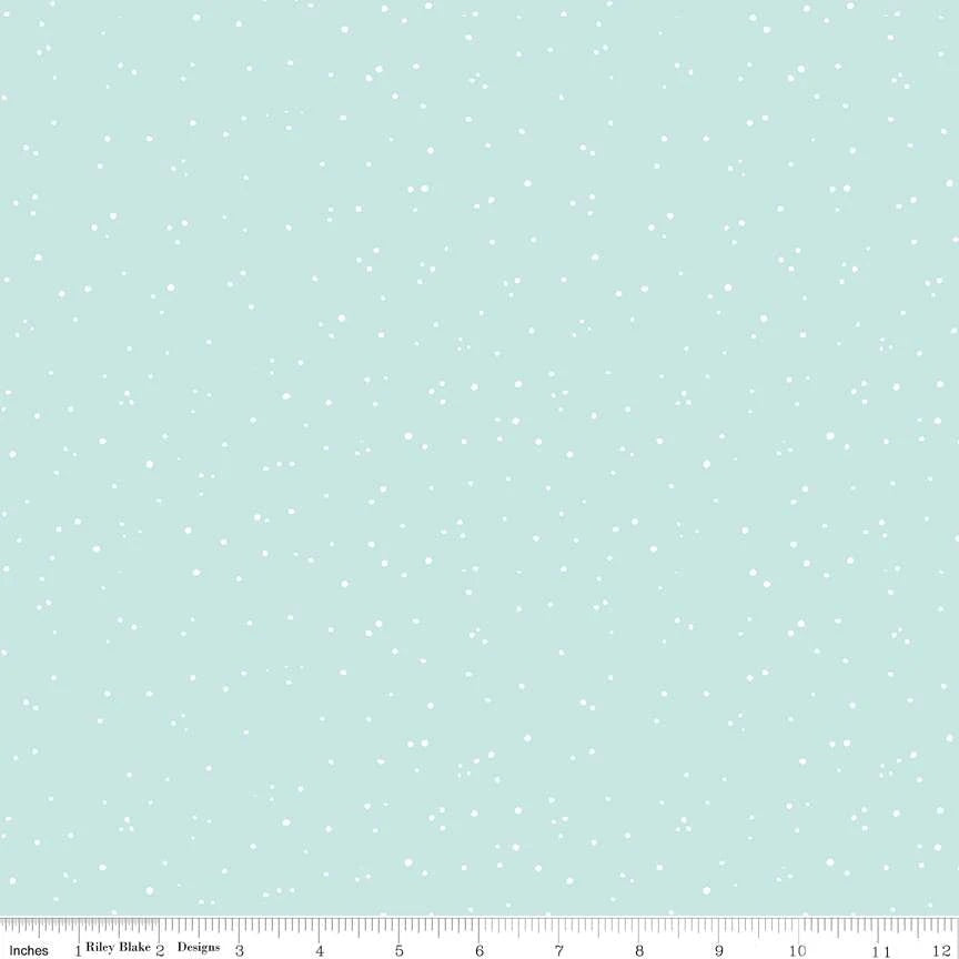 White as Snow A Light Snow in Aqua