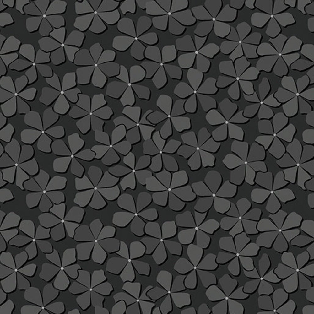 Serenity Petals in Charcoal