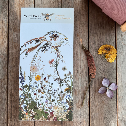 Wildflower Hare Magnetic Notepad