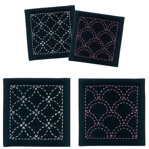 Sashiko Coaster Set Olympus SK-262
