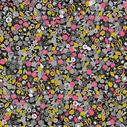 Sun Prints 2021 Tuesday in Black - 95cm