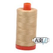 Aurifil Cotton Mako 2915 Very Light Brass 50wt