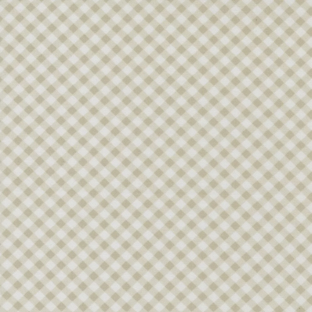 Sweet Liberty Gingham in Linen White
