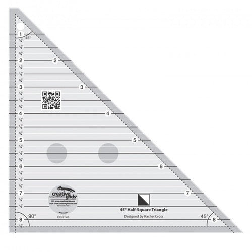 45 Degree Half-Square Triangle - Creative Grids