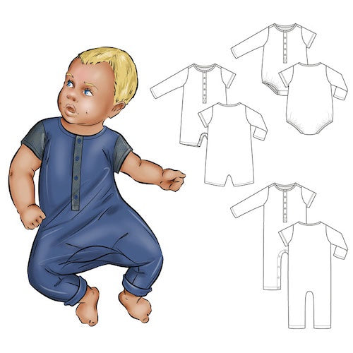 Tadah Patterns Elliot Romper