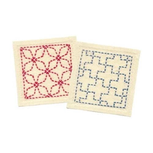 Sashiko Coaster Set Olympus SK264