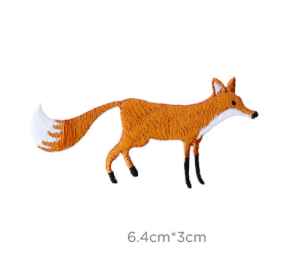 Iron On Standing Fox Applique