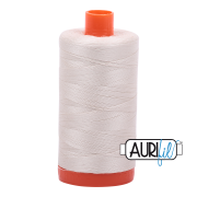 Aurifil Cotton Mako 2309 Silver White 50wt