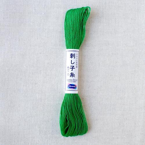 Olympus Sashiko Cotton Thread 26 Viridian Green