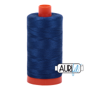 Aurifil Cotton Mako 2780 Dark Delft Blue 50wt