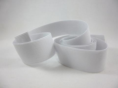 Elastic White 25mm