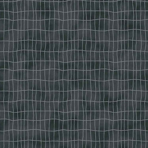 Quilters Combination Drawn Grid Lines in Dark Grey