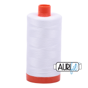 Aurifil Cotton Mako 2024 White 50wt