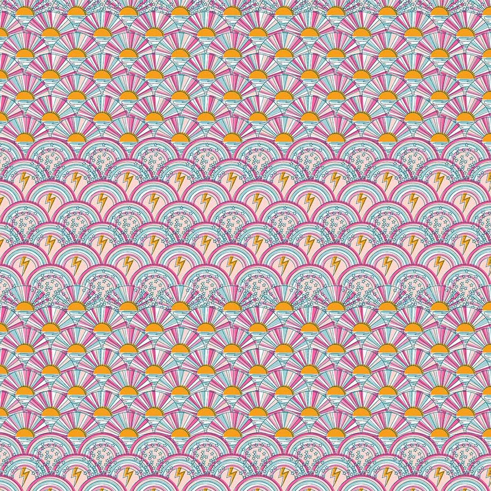 Dreamscape Sunshine and Rainbows in Pink