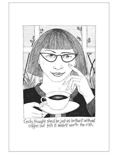 Coffee Brilliance Tea Towel