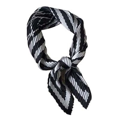 Bold Pattern Scarf Black/Grey