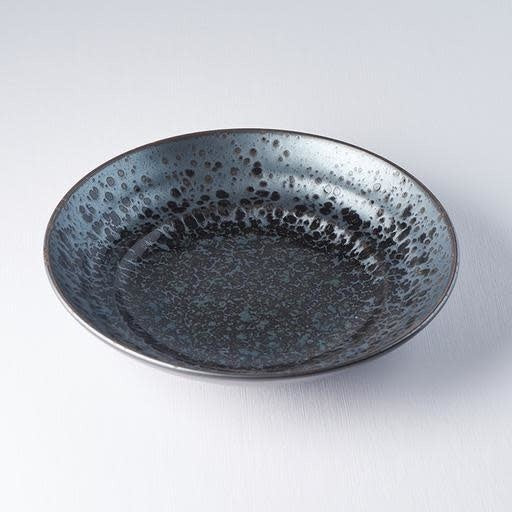 Black Pearl Flat Base Serving Bowl