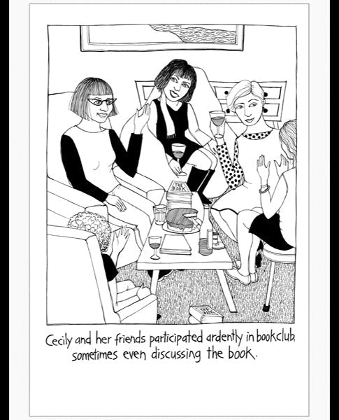 Bookclub - Cecily Tea Towel