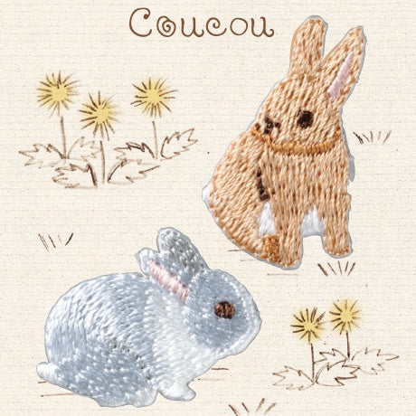 Coucou Rabbit Iron on Patch